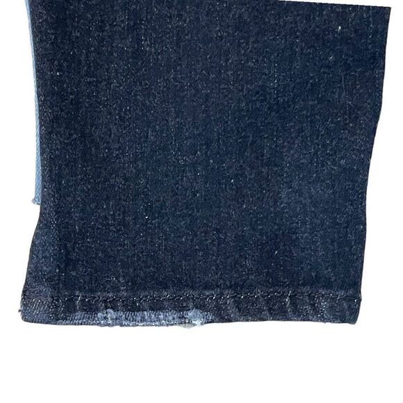 Sandrine Rose By Free People Dark Black Frayed Denim Jeans for Women NWT - Picture 13 of 16